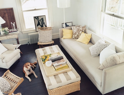 Dark Flooring - Living Room