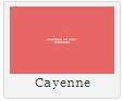 Cayenne Pantone Home Design