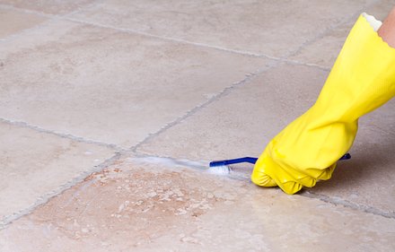 Cleaning Grout Stains