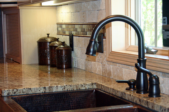 Kitchen Backsplash and Countertop