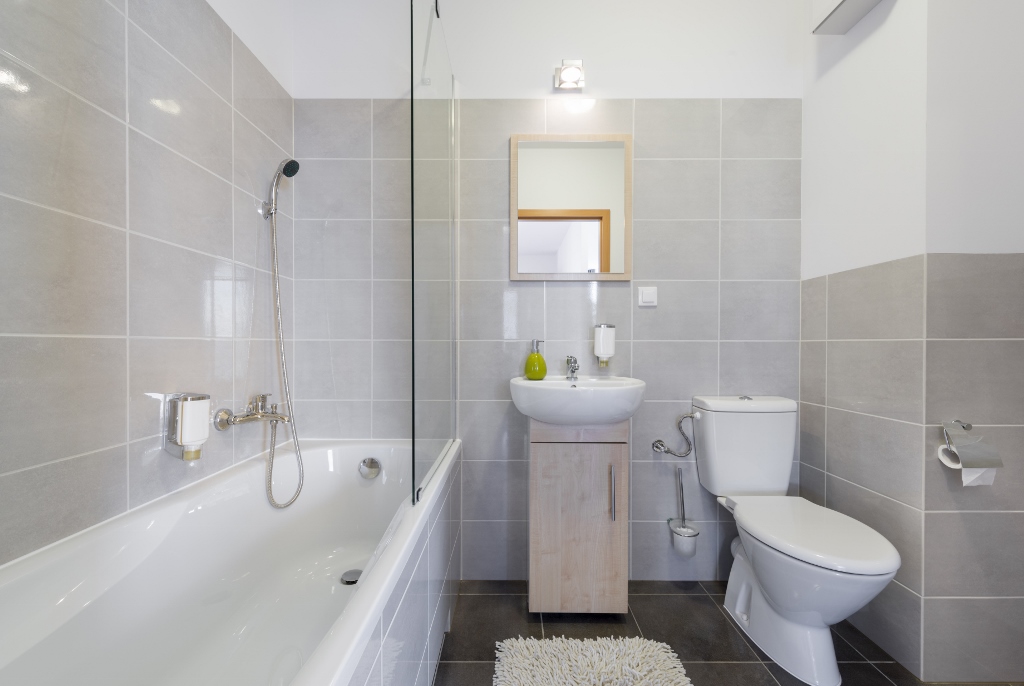 Big Design Ideas For Small Bathrooms, Small Bathroom Large Tiles