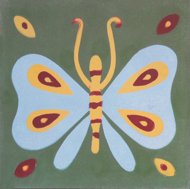 Elsa Mariposa - Cuban Tile