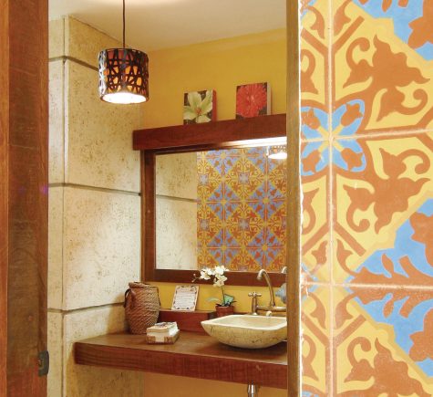 Las Palmas Bathroom - Cuban Tile
