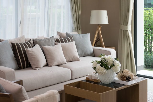 Neutral-Colored Living Room